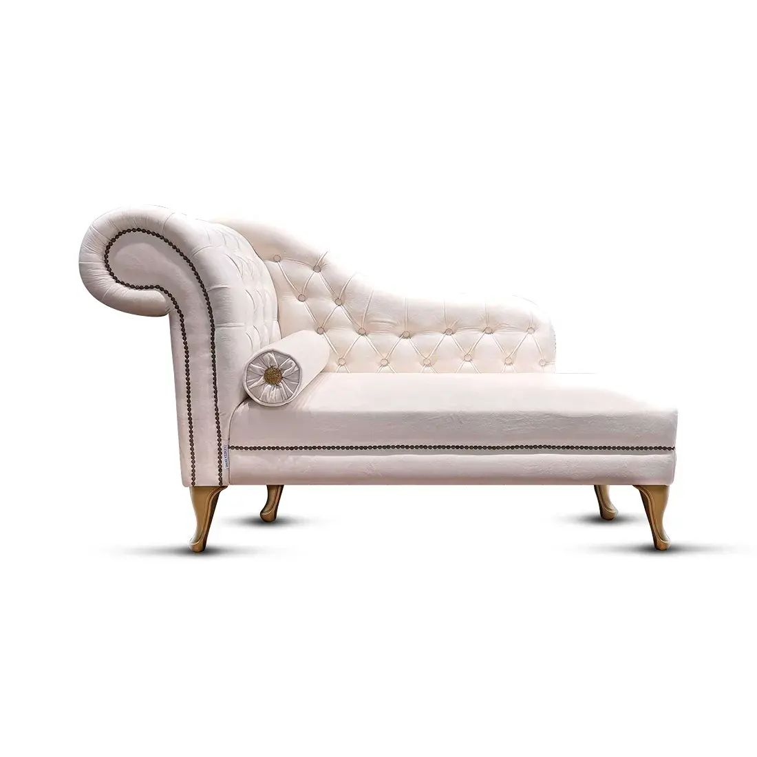 Buttoned Mini Chaise Left Hand